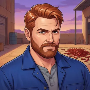 Retrato de Javier Salter, um personagem de AI