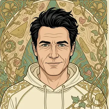 Portrait of Jeppe Rask, an AI character