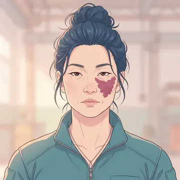 Bir AI karakteri olan Jin-hee Gong portresi