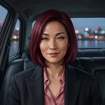 Porträt von Jina Ho, einem AI-Charakter