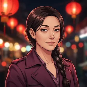 Portrait of Jinghan You, an AI character