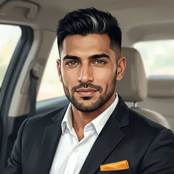 Portret postaci AI o imieniu Jivan Yadav
