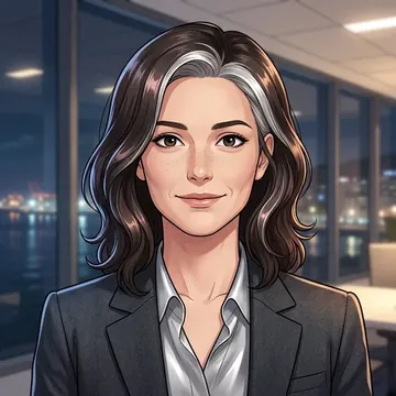 Portrait of Joana Noriega, an AI character
