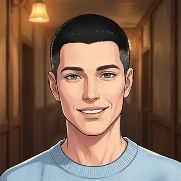 Portrait of Jocelyn Courchesne, an AI character