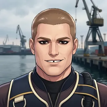 Portret postaci AI o imieniu Jochem Ammann