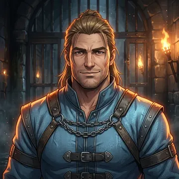 Portrait of Jorwald Mistcarver, an AI character