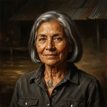 Porträt von Josefina Mosquera, einem AI-Charakter