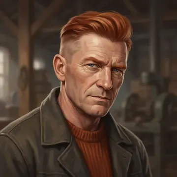 Portrait of Jozef Kopecky, an AI character