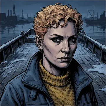 Portrait of Kaija Markussen, an AI character