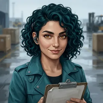 Ritratto di Karima Amin, un personaggio AI