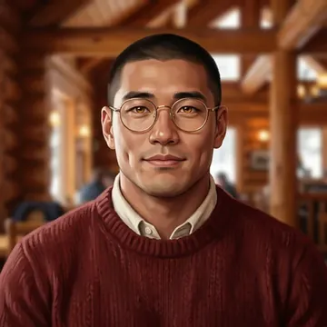 Portrait of Katsuto Matsuoka, an AI character