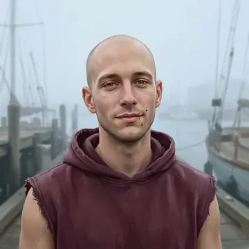 Chân dung của Keanu Crump, một nhân vật AI