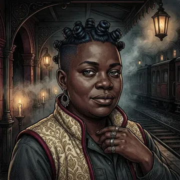 Potret Kelechi Koomson, karakter AI