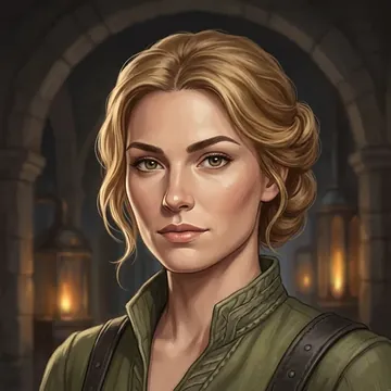 Retrato de Kelt Crawn, un personaje AI