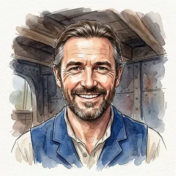 Portrait of Kelvin Carmichael, an AI character