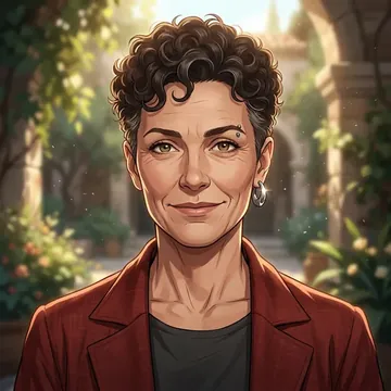 Porträt von Kendra Dovaston, einem AI-Charakter