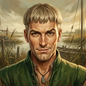 Porträt von Kezhmar Sabiri, einem AI-Charakter