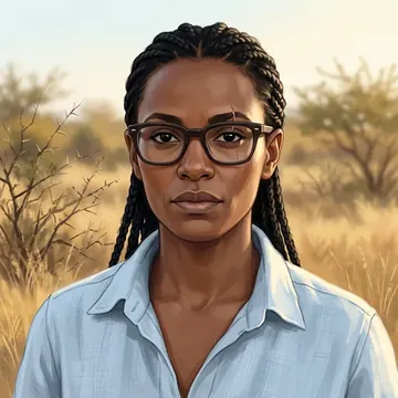Ritratto di Khanya Ochieng, un personaggio AI