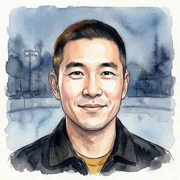 Portrait of Kim-tae-min Kae, an AI character