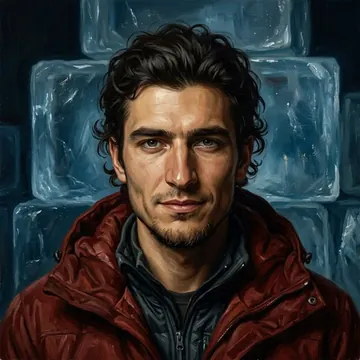 Ritratto di Kosta Jelic, un personaggio AI