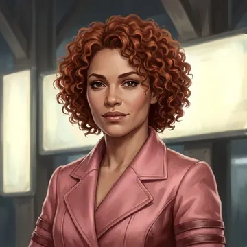 Portrait of Kureha Yuren-Do, an AI character