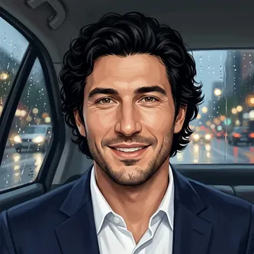 Portrait of Kyros Nica, an AI character