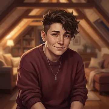 Portrait of Lander Morros, an AI character