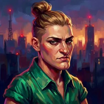 Portrait of Larissa Lobo, an AI character