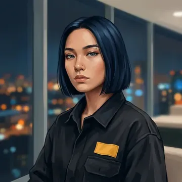 Retrato de Laya Magbanua, un personaje AI