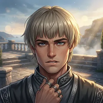 Portrait of Leandros Dorotheon, an AI character