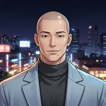 Portrait of Lee-sang-jin Rim, an AI character