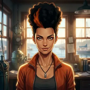 Porträt von Leni Amorim, einem AI-Charakter