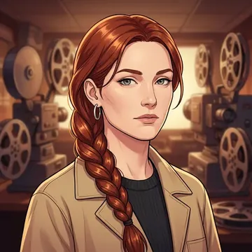 Portrait of Lina Thoma, an AI character