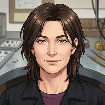Retrato de Linde Hellstrom, un personaje AI