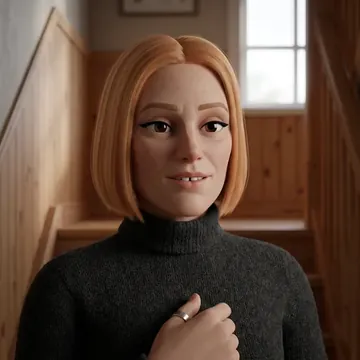 Ritratto di Linde Hemmingsen, un personaggio AI