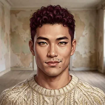 Retrato de Lit Cheuk, un personaje AI