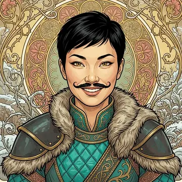 Porträt von Liyun Sun, einem AI-Charakter