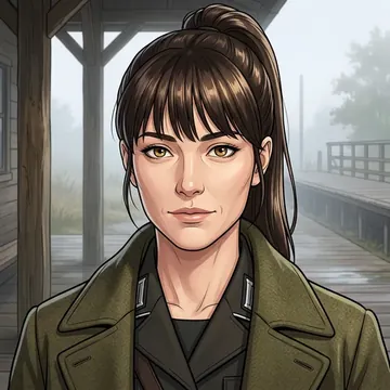 Retrato de Loom Yarrowgrove, um personagem de AI