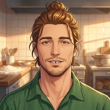 Portrait of Lopo Negrão, an AI character