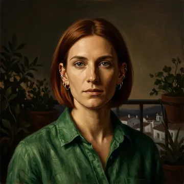 Portrait of Loris Lungoci, an AI character