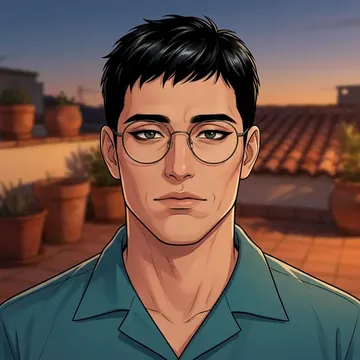 Portrait of Luciano Corona, an AI character