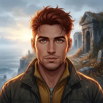 Portrait of Lucio Parra, an AI character