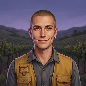 Retrato de Luján Corvalan, um personagem de AI
