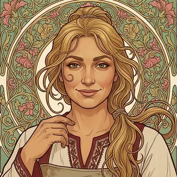 Portrait of Lulua Talebani, an AI character