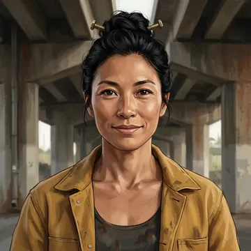 Ritratto di Luodan Wu, un personaggio AI