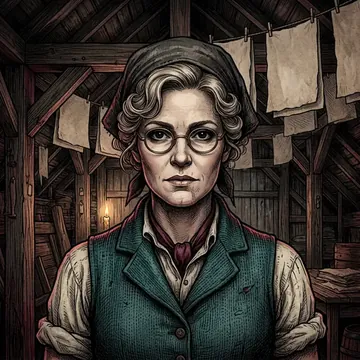Porträt von Maaike Sauter, einem AI-Charakter