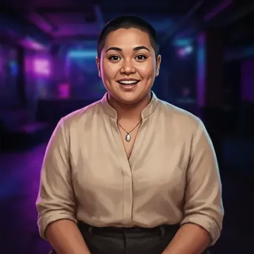 Porträt von Mahina Ihaka, einem AI-Charakter