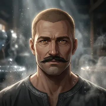 Potret Makarov Zimobor, karakter AI