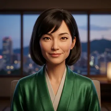 Chân dung của Makiko Koike, một nhân vật AI
