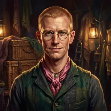 Portrait of Malen Kostomar, an AI character